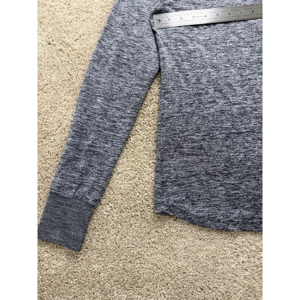 Women's Colosseum Baylor Bears Bikram Lightweight Marled Gray Quarter Zip Size L